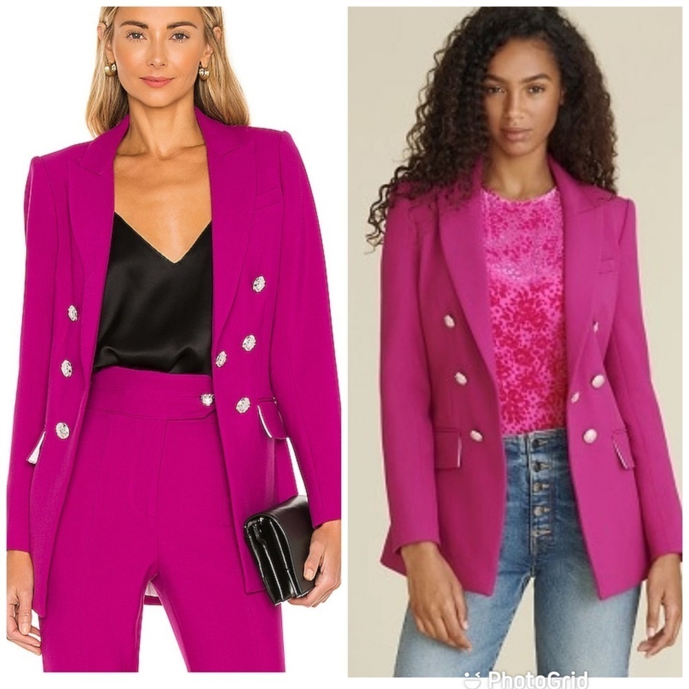 Veronica Beard Matteo Dickey Jacket in Magenta New with Tags!